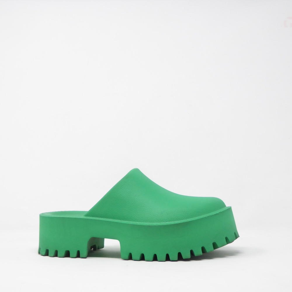 Jeffrey Campbell Clogge Women Clogs Green Platform Lug Sole Slip On 7